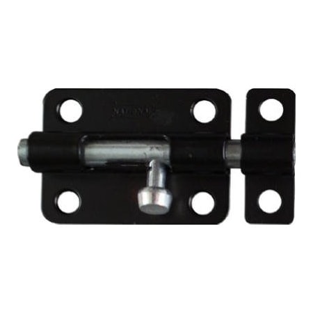 National Hardware 3 BLK Barrel Bolt N151-522